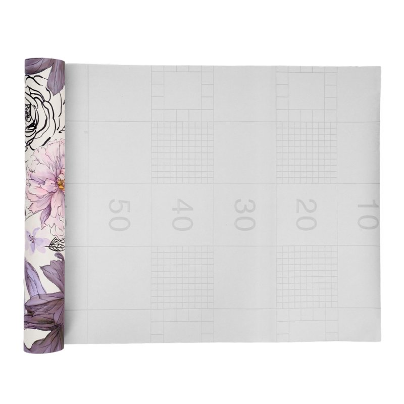Roll of Self-Adhesive Floral Wallpaper 1000cm x 44cm