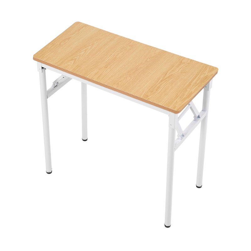 Living and Home Folding Office Desk Foldable Writing Table-Wood Color, 80x40cm