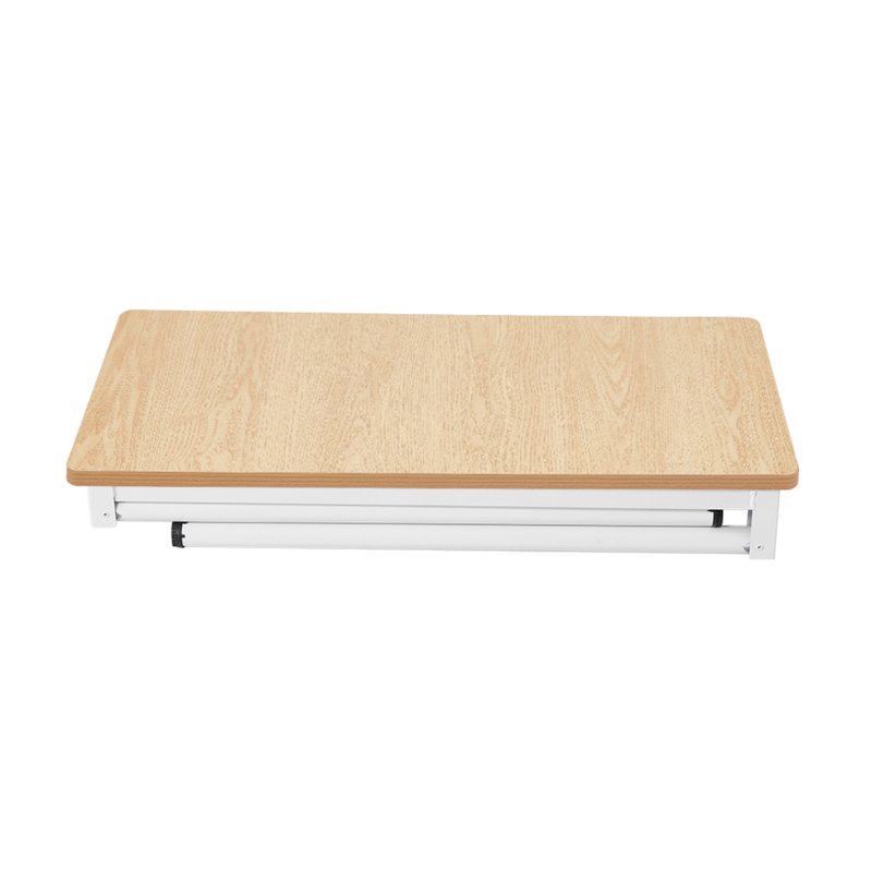 Living and Home Folding Office Desk Foldable Writing Table-Wood Color, 80x40cm
