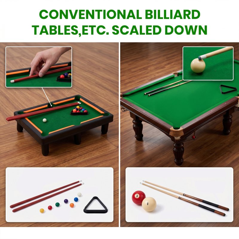 Living and Home Mini Snooker & Pool Table Game Toy Set for Kids