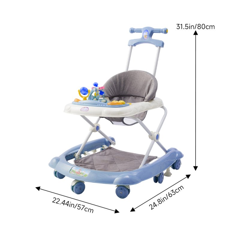 Living and Home Foldable & Adjustable Baby Walker