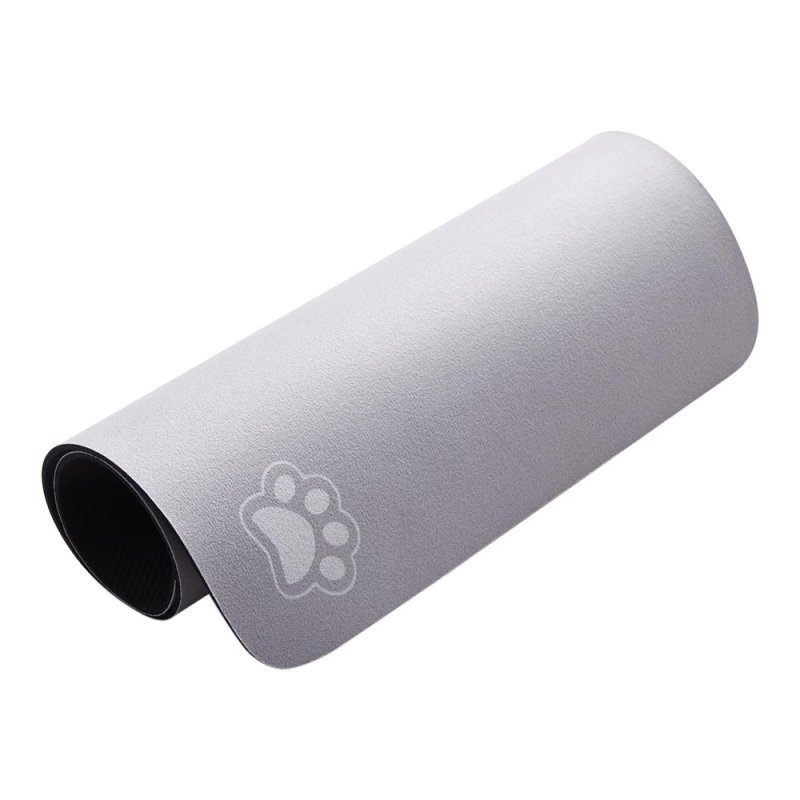 Light Grey Washable Diatom Mud Pet Mat With Nonslip Bottom
