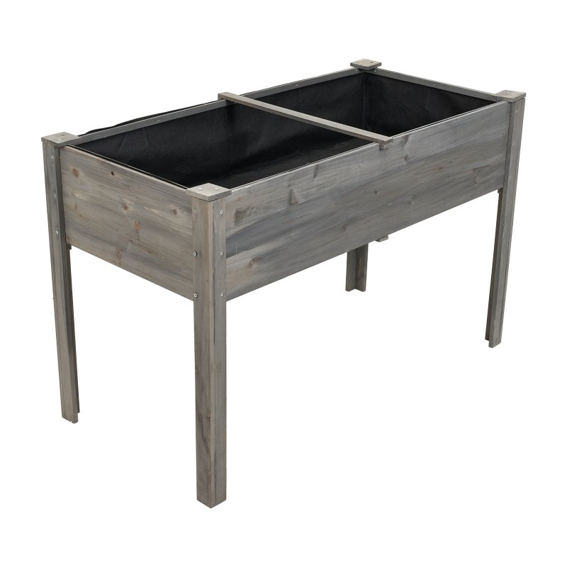 Elevated Rectangular Raised Garden Bed with Drainage Holes