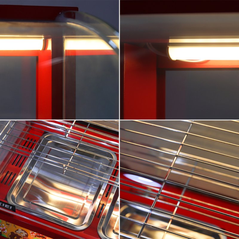 Commercial Food Warmer Display Cabinet Counter Catering Hot Foods Pizza Pie Heated Showcase