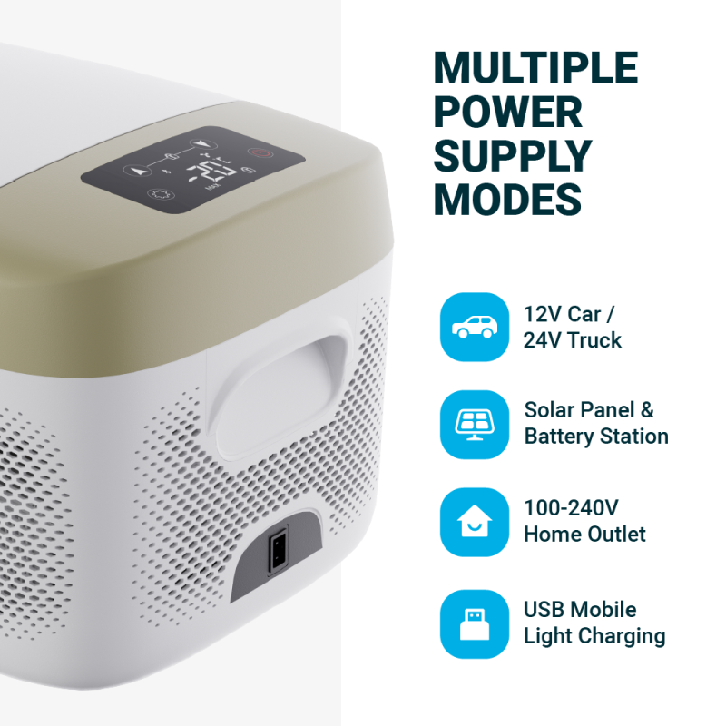 6L Portable Car Refrigerator with Display