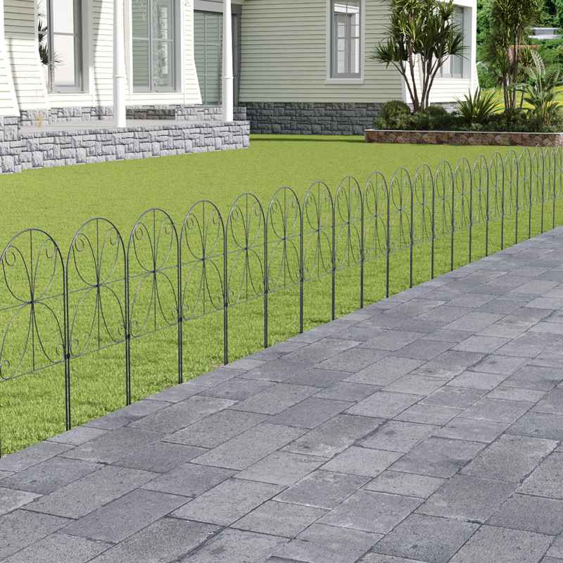 10Pcs Decorative Garden Fence Panels