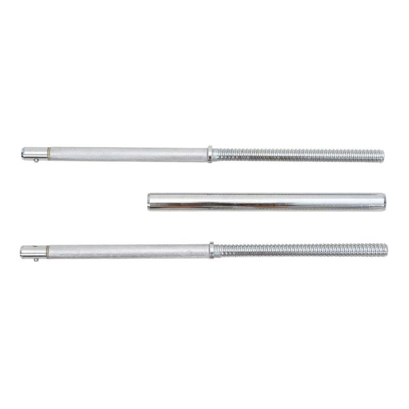 3-Piece Detachable Barbell Bar with Spring Clips
