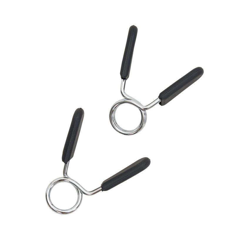 3-Piece Detachable Barbell Bar with Spring Clips