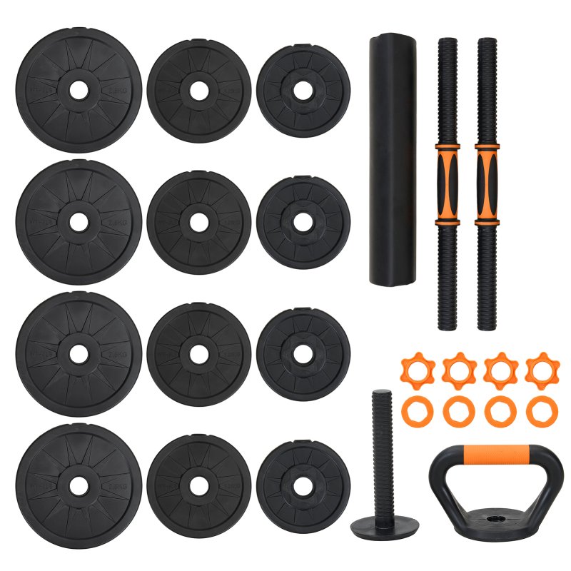 Adjustable 4-in-1 Dumbbell Set