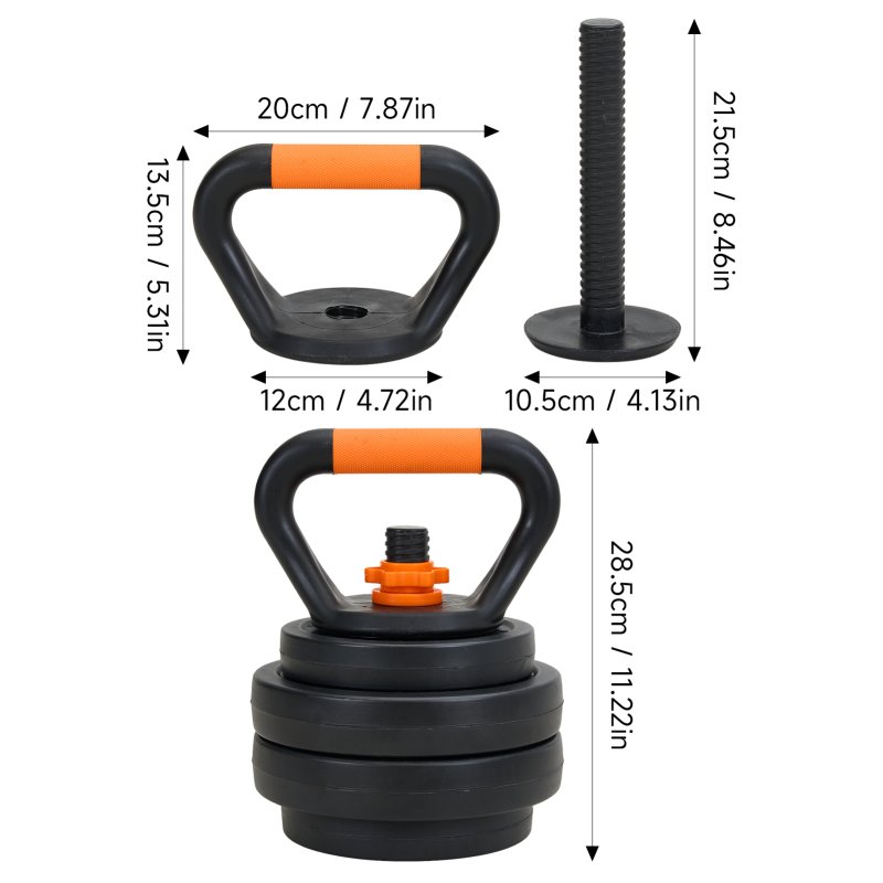 Adjustable 4-in-1 Dumbbell Set