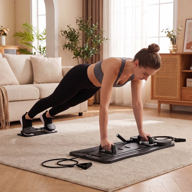Multifunctional Foldable Pilates Reformer Board Home Fitness