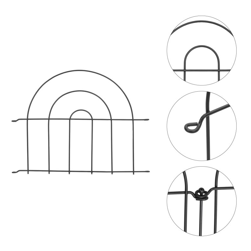 10Pcs Decorative Metal Garden Fences
