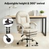 Levede Office Chair Ergonomic Executive Chair Heavy Duty 155??Reclining Leather