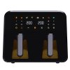 Spector 12L Dual Zone Air Fryer 2600W Oil Free Oven Cooker Touch Control Black