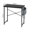 Levede Office Computer Gaming Desk Steel Frame for Sturdy PC Laptop Storage Bag