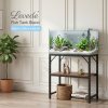 Levede Fish Tank Stand Aquarium Rack 20 Gallon 272kg Metal Living Room Black