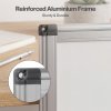 Levede Magnetic Whiteboard Adjustable Wall Mounted Dry Erase Office,White