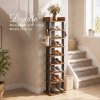 Levede Shoe Rack Storage Organiser 9 Tier Industrial Shoe Shelf Adjustable Brown