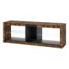 Levede TV Unit Cabinet Stand LED Storage Height Adjustable Living Room Wood RGB
