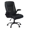 Levede Executive Office Chair PU Leather Reclining Desk Chair Flip-Up Armrests