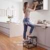 Levede 2 Step Stool Kids Adults Bathroom Kitchen Ladder Foot Stool Heavy Duty
