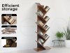 Levede Bookshelf Tree Bookcases Book Storage Wooden 8 Tier Home Display Stand