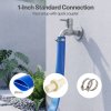 TradeRight Hose Pipe 1 Inch Reinforced PVC 20m for Home Pool Drainage Pump Blue