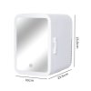 Spector 5L Mini Fridge with LED Light Mirror