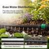 Traderight Soaker Hose 50m Drip Irrigation Deep Root Watering For Gardens Black