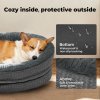 Skylos Orthopedic Plush Dog Bed Soft Washable Pet Bed Grey Cosy Cushion XXL Size