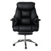 Executive Office Chair Heavy Duty Wide Spring Cushion Recliner Footrest 150kg