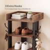 Levede Shoe Rack Storage Organiser 9 Tier Industrial Shoe Shelf Adjustable Brown