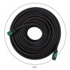 Traderight Soaker Hose 50m Drip Irrigation Deep Root Watering For Gardens Black