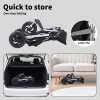 Skylos Pet Stroller Pram Dog Carrier Trailer Strollers 3 Wheels Foldable Large