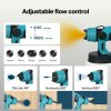 Traderight Cordless Paint Sprayer 18V Electric Spray Gun 1000ml HVLP 6 Nozzles