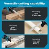 Traderight Cordless Reciprocating Saw Set For Wood Metal 2 Battery Safety Goggle