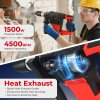 Traderight Hammer Drill Heavy Duty Corded Electric Impact Driver with Bit Set