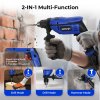 Traderight Electric Hammer Drill 13mm Chuck Powerful Variable Speed Corded DIY