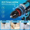 Traderight 96 in 1 Cordless Electric Drill Set Driver Screwdriver Rechargeable