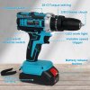 Traderight 2 Battery 21V Cordless Drill Combi Driver Electric Screwdriver Set