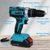 Traderight 21V Cordless Drill Combi Driver Electric Screwdriver Set 1 Battery