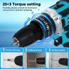 Traderight 21V Cordless Drill Combi Driver Electric Screwdriver Set 1 Battery