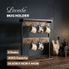 Levede Mug Holder Stand Coffee Cup Rack Organiser Countertop Mug Tree with Hooks