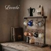 Levede Mug Holder Stand Coffee Cup Rack Organiser Countertop Mug Tree with Hooks