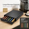 Toque Coffee Pod Holder Drawer for Nespresso Capsules 60 Pod Storage Stand Rack