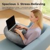 Lavio Gaming Arm Pillow Ergonomic U-Shaped for Lap Back Support Reading Working