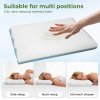 Lavio Luxury Pillow Firm Side Support Memory Foam with Soft Side Foam Reversible