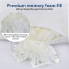 Lavio Side Sleeper Pillow Shreded Memory Foam Adjustable Comfort Bounce Back