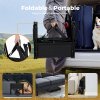 Skylos Pet Stairs Dog Ramp 4 Soft Steps for Car SUV Booster Foldable Portable