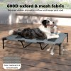 Skylos Raised Dog Bed Elevated Pet Bed Portable Outdoor Camping Cooling Mesh